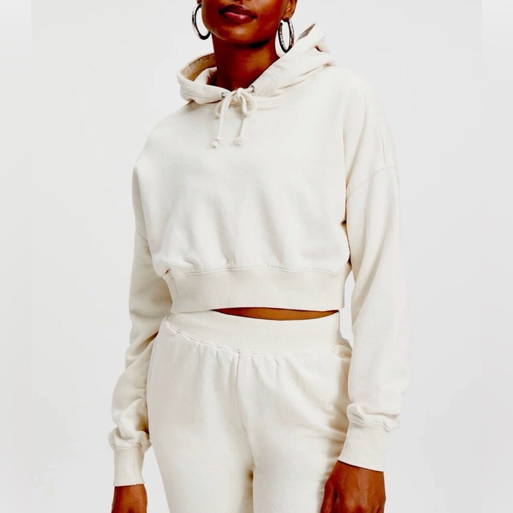 Good American Off-White Hoodie